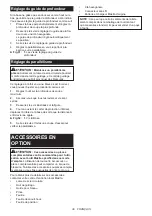 Preview for 39 page of Makita DHS900Z Instruction Manual