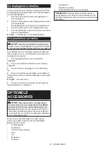 Предварительный просмотр 87 страницы Makita DHS900Z Instruction Manual