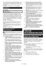 Preview for 128 page of Makita DHS900Z Instruction Manual