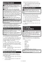 Preview for 23 page of Makita DHS900ZU Instruction Manual