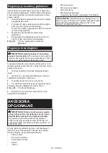 Preview for 39 page of Makita DHS900ZU Instruction Manual