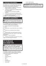 Preview for 54 page of Makita DHS900ZU Instruction Manual