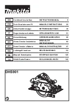 Preview for 1 page of Makita DHS901 Instruction Manual