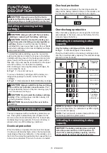 Preview for 16 page of Makita DHW080 Instruction Manual