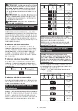 Preview for 61 page of Makita DHW080PT2 Instruction Manual