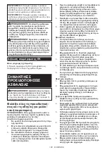 Preview for 128 page of Makita DHW080PT2 Instruction Manual