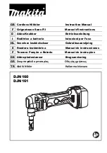 Предварительный просмотр 1 страницы Makita DJN160RFJ Instruction Manual