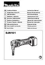 Makita DJN161 Instruction Manual preview