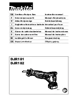 Makita DJR181 Instruction Manual preview