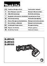 Makita DJR183RTJ Instruction Manual предпросмотр