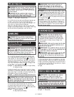 Preview for 42 page of Makita DJR186 Instruction Manual