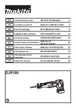 Makita DJR186Z Instruction Manual preview