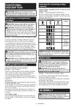 Preview for 6 page of Makita DJR186ZK Instruction Manual