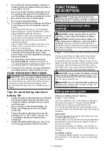 Preview for 6 page of Makita DJR187 Instruction Manual