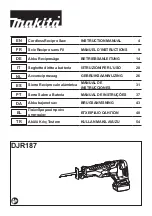 Preview for 1 page of Makita DJR187RTE Instruction Manual