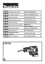 Предварительный просмотр 1 страницы Makita DJR188 Instruction Manual