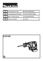 Preview for 1 page of Makita DJR188Z Instruction Manual