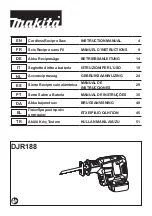 Preview for 1 page of Makita DJR188ZJ Instruction Manual