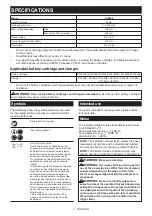 Preview for 2 page of Makita DJR189Z Instruction Manual