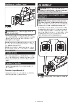 Preview for 8 page of Makita DJR189Z Instruction Manual