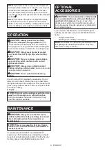 Preview for 8 page of Makita DJR360 Instruction Manual