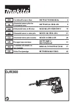 Preview for 1 page of Makita DJR360PT2 Instruction Manual