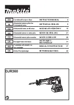 Makita DJR360PT2 Instruction Manual предпросмотр