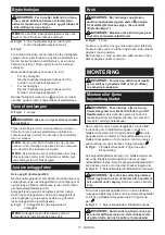 Preview for 17 page of Makita DJR360RM2 Instruction Manual