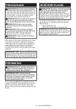 Preview for 25 page of Makita DJR360RT2 Instruction Manual