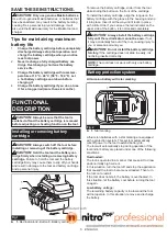 Предварительный просмотр 5 страницы Makita DJR360ZK Instruction Manual