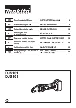 Preview for 1 page of Makita DJS101 Instruction Manual