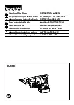 Makita DJS130 Instruction Manual preview