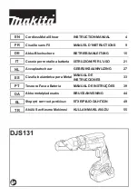 Предварительный просмотр 1 страницы Makita DJS131 Instruction Manual