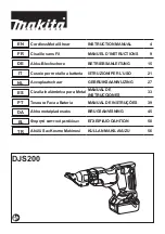 Preview for 1 page of Makita DJS200 Instruction Manual