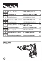 Предварительный просмотр 1 страницы Makita DJS200 Instruction Manual