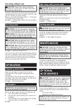 Предварительный просмотр 8 страницы Makita DJS200 Instruction Manual