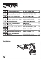 Makita DJS800 Instruction Manual preview