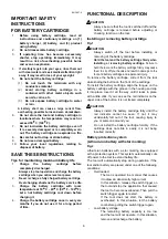 Предварительный просмотр 6 страницы Makita DJV142 Instruction Manual