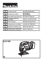 Preview for 1 page of Makita DJV180 Instruction Manual