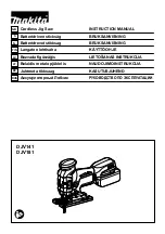 Preview for 1 page of Makita DJV181 Instruction Manual
