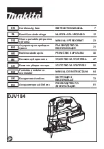 Preview for 1 page of Makita DJV184RFJ Instruction Manual