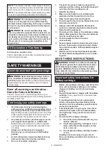 Preview for 8 page of Makita DJV184RFJ Instruction Manual