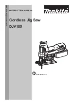 Makita DJV185 Instruction Manual preview