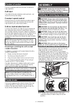 Предварительный просмотр 9 страницы Makita DJV185 Instruction Manual