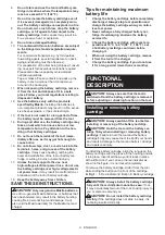 Preview for 9 page of Makita DJV185Z Instruction Manual