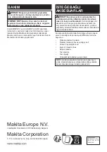 Preview for 92 page of Makita DJV185Z Instruction Manual