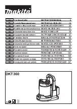 Preview for 1 page of Makita DKT360 Instruction Manual