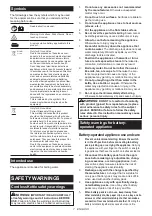 Preview for 7 page of Makita DKT360Z Instruction Manual