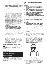 Предварительный просмотр 10 страницы Makita DLM330 Instruction Manual