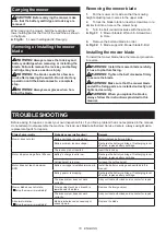 Preview for 18 page of Makita DLM330 Instruction Manual